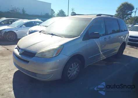 2005 Toyota Sienna Le из США, поврежденный, VIN 5TDZA23C15S371842